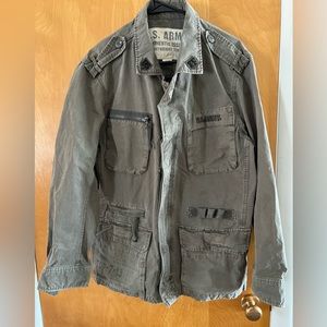 Authentic Apparel U.S. Army Lightweight Jacket, Size Large